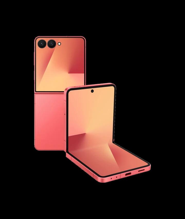 Samsung Galaxy Z Flip7 — коралловый красный
