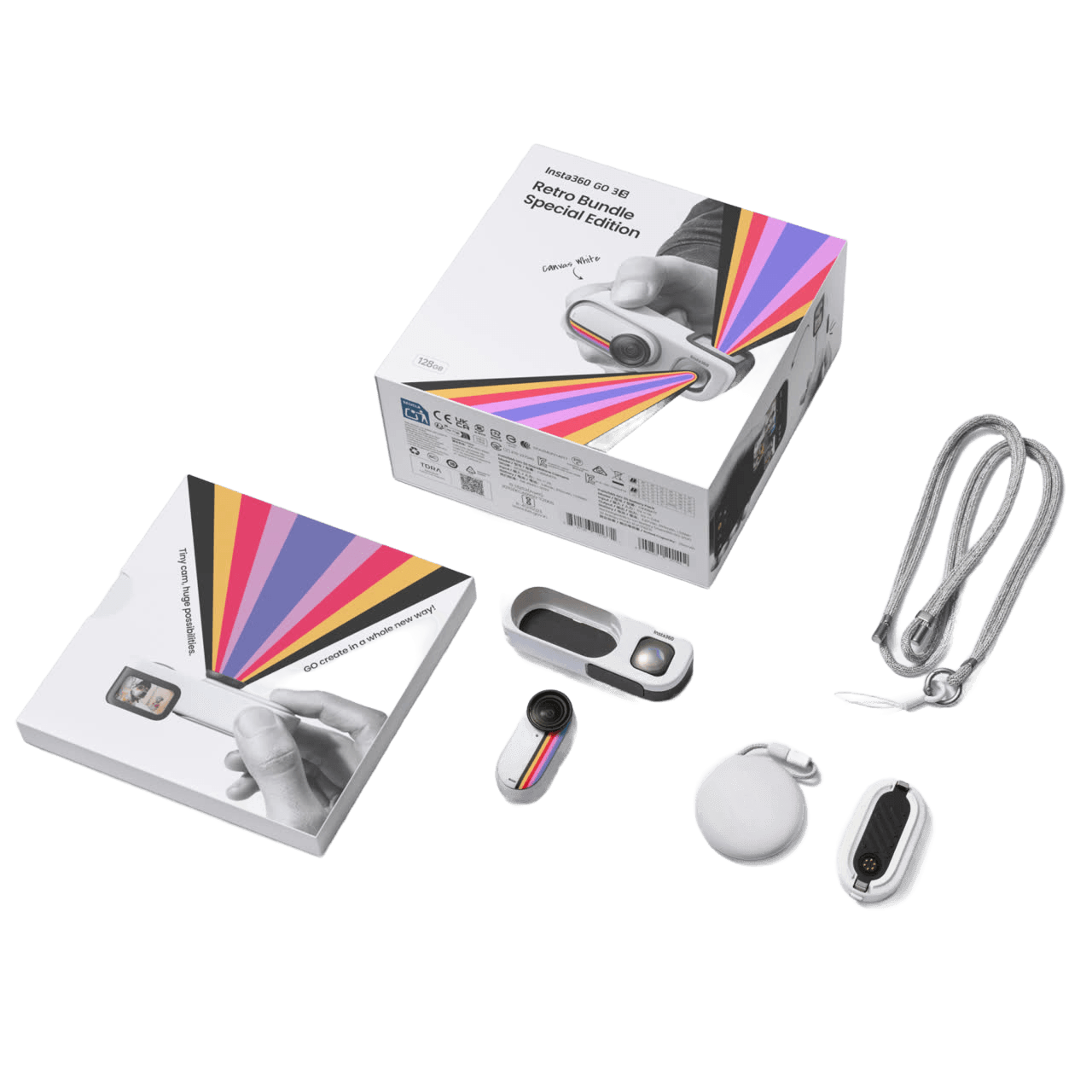 Insta360 GO 3S Retro — белый