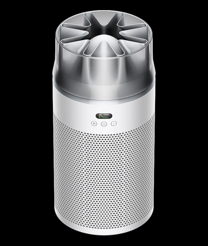 Dyson HushJet — бело-серебристый