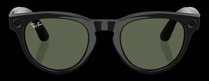 Очки Ray-Ban Headliner — чёрная глянцевая · зелёные G15