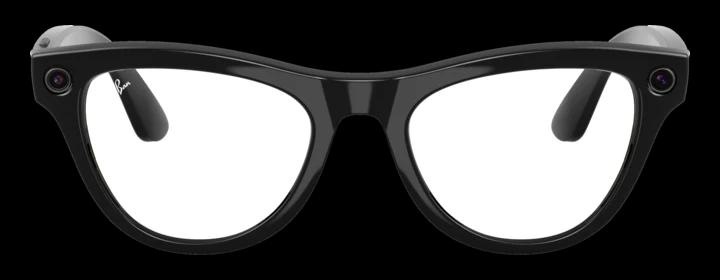 Очки Ray-Ban Skyler — чёрная глянцевая · с автозатемнением, аметистовые